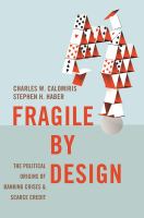 Fragile by design : the political origins of banking crises and scarce credit /