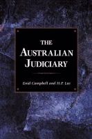 The Australian judiciary /