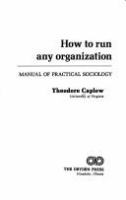 How to run any organization /