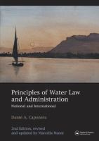 Principles of water law and administration : national and international /