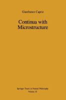 Continua with microstructure /