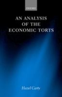 An analysis of the economic torts /
