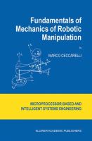 Fundamentals of mechanics of robotic manipulation /