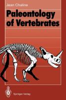 Paleontology of vertebrates /