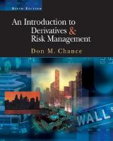 An introduction to derivatives & risk management /