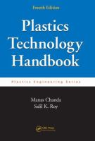 Plastics technology handbook /