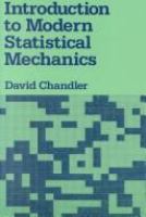 Introduction to modern statistical mechanics /