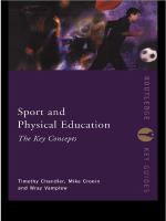 Sport and physical education the key concepts /