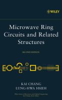 Microwave ring circuits and related structures /