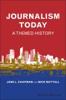 Journalism today : a themed history /
