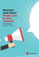 Burrows and Cheer media law in New Zealand /