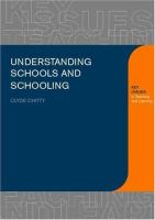 Understanding schools and schooling /