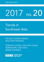 The 2017 Johor survey : selected findings /