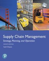 Supply chain management : strategy, planning and operation /
