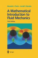 A mathematical introduction to fluid mechanics /