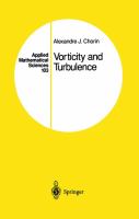 Vorticity and turbulence /