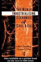 The newly industrialising economies of East Asia /