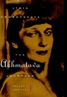The Akhmatova journals /