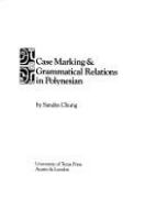 Case marking & grammatical relations in Polynesian /