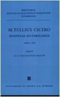 M. Tulli Ciceronis Epistulae ad familiares : libri I-XVI /