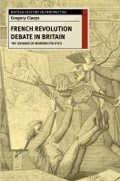 The French Revolution debate in Britain : the origins of modern politics /