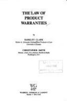 The law of product warranties /