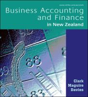 Business accounting and finance in New Zealand /