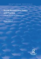 Social assessment theory and practice : a multi-disciplinary framework /