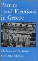 Parties and elections in Greece : the search for legitimacy /