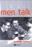 Men talk : stories in the making of masculinities /