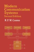 Modern communication systems /