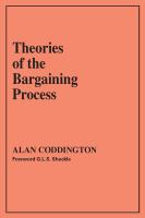 Theories of the bargaining process /