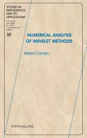 Numerical analysis of wavelet methods /
