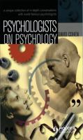 Psychologists on psychology /