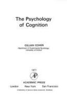 The psychology of cognition.