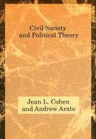 Civil society and political theory /