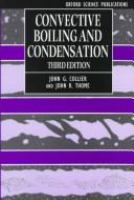 Convective boiling and condensation /