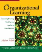Organizational learning : improving learning, teaching, and leading in school systems /