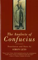 The Analects of Confucius /
