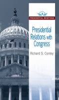 Presidential relations with Congress /