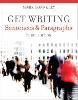 Get writing : sentences and paragraphs /