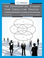 The experiential student team consulting process : a problem-based model for consulting and service-learning /