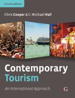 Contemporary Tourism : an International Approach /