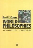 World philosophies : an historical introduction /
