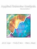 Applied behavior analysis /