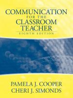 Communication for the classroom teacher /