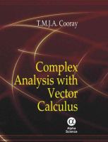 Complex analysis with vector calculus /