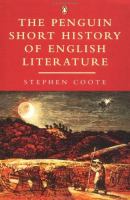 The Penguin short history of English literature /