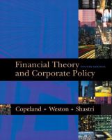 Financial theory and corporate policy /