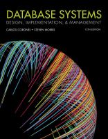Database systems : design, implementation, and management /